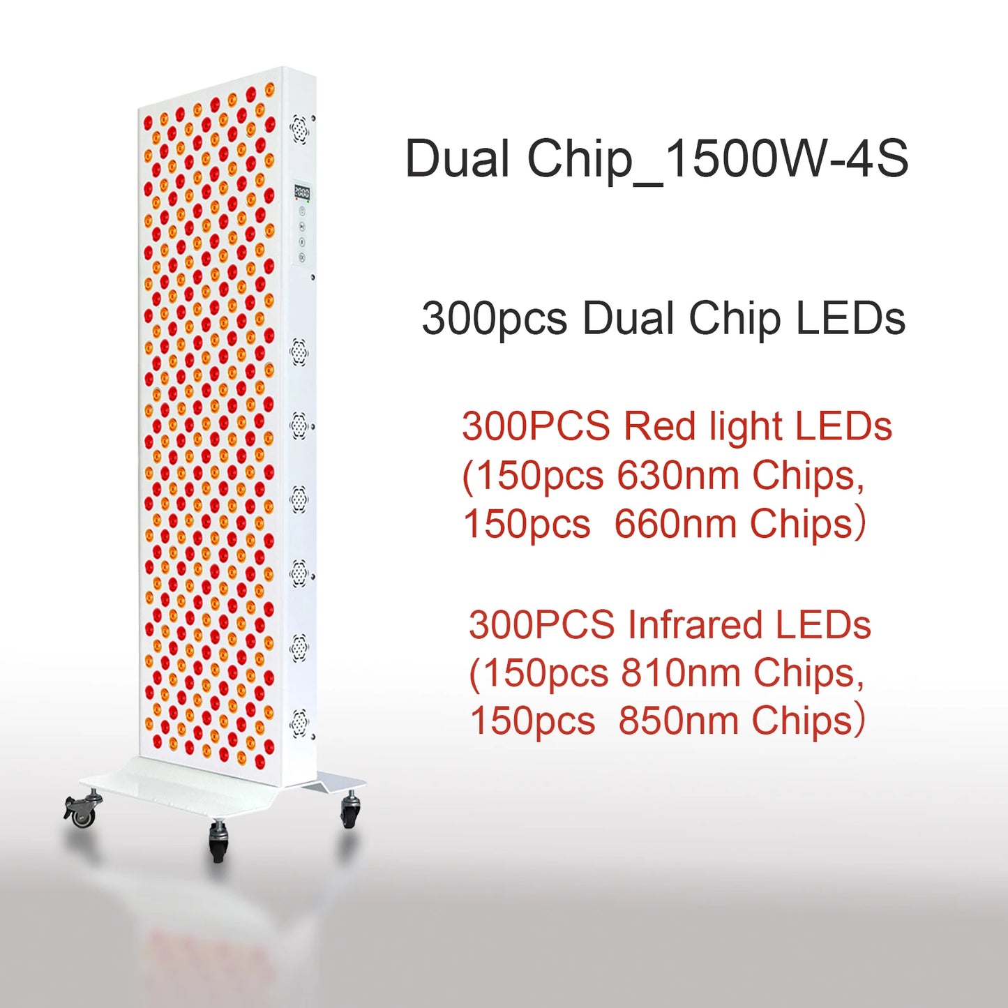 Dual-Chip Red & Near-Infrared LED Therapy Panel