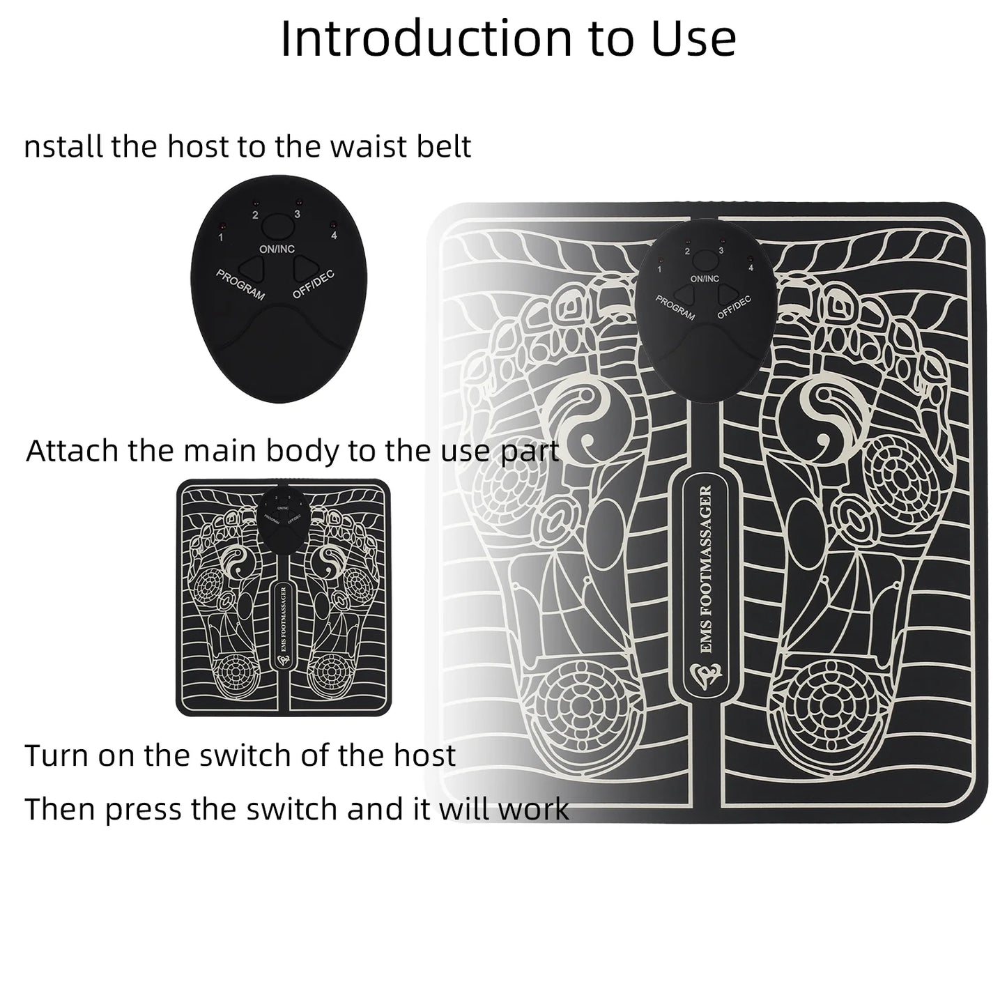 SolePulse EMS Foot Stimulation Massager